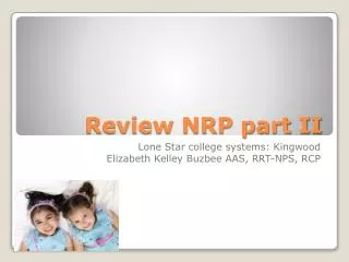 Review NRP part II