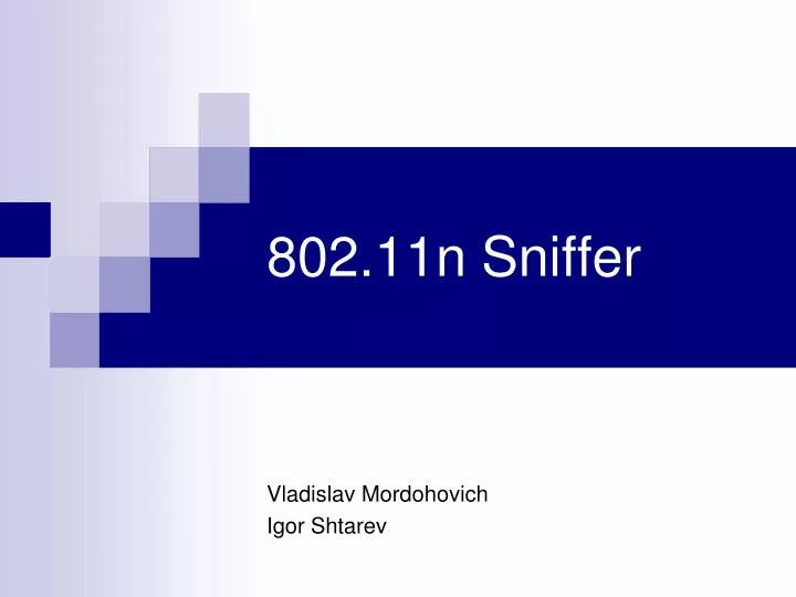 802 11n sniffer