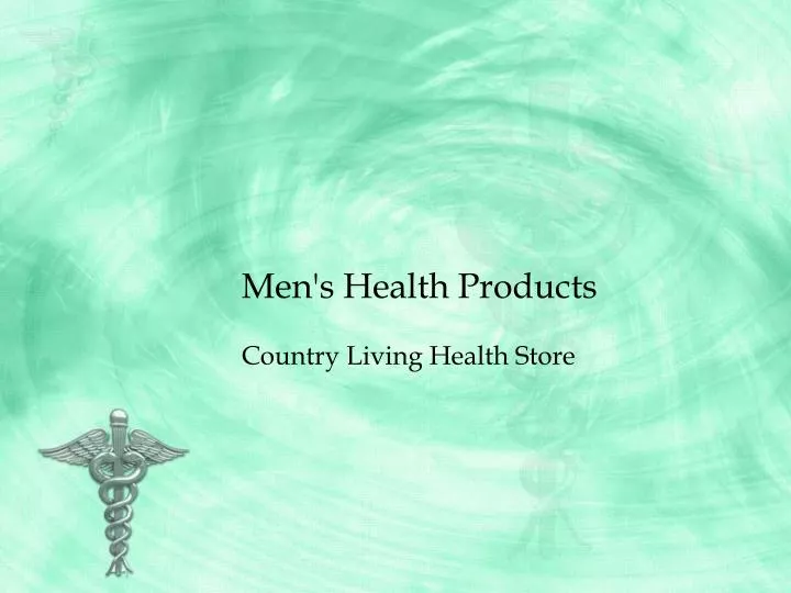 men s health products
