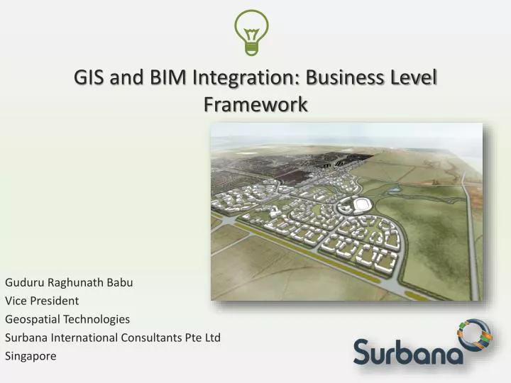 gis and bim integration business level framework