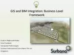 GIS and BIM Integration: Business Level Framework - slide 1