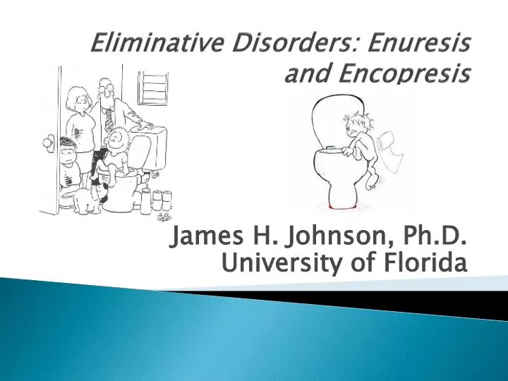eliminative disorders enuresis and encopresis