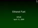 Ethanol Fuel - slide 1