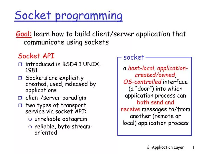 socket programming