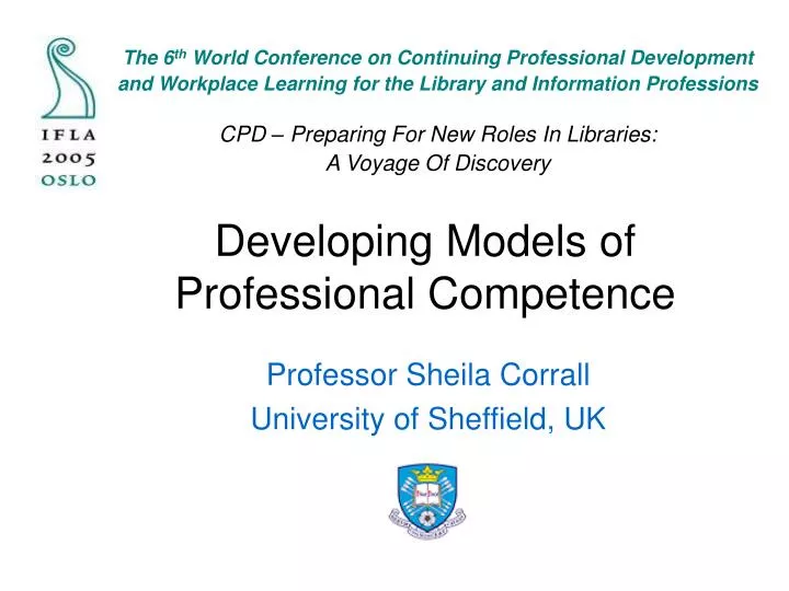developing models of professional competence