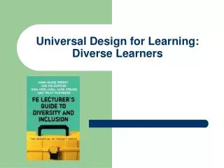 Universal Design for Learning: Diverse Learners
