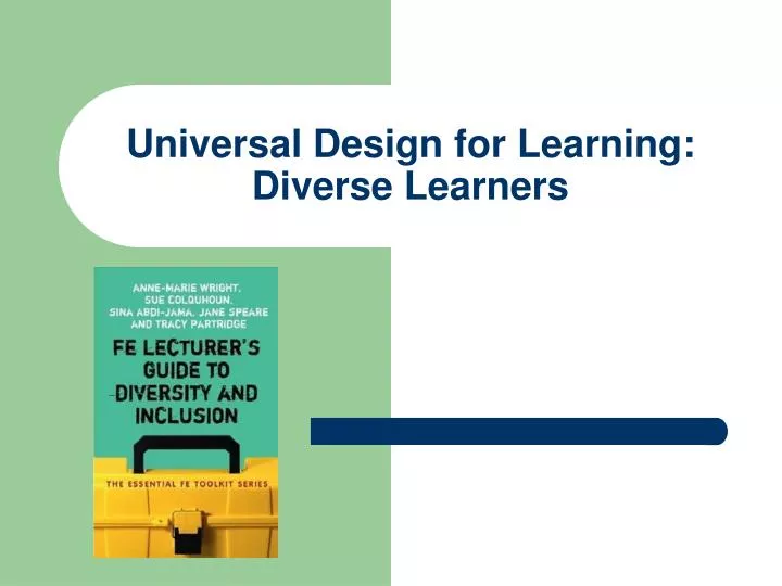 universal design for learning diverse learners