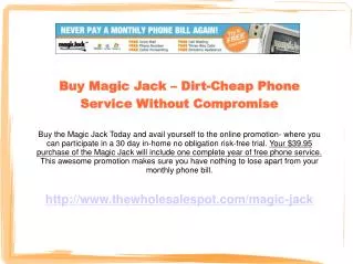 Magic Jack - The VoIP Adapter That Has Set a Precedent