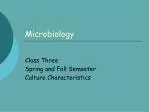 Microbiology