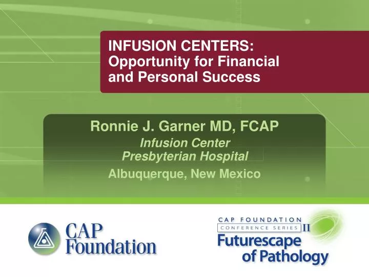 infusion centers opportunity for financial and personal success