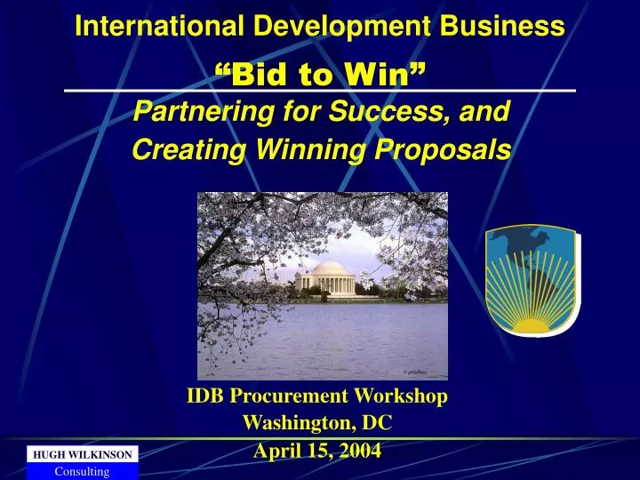 international development business bid to win partnering for success and creating winning proposals