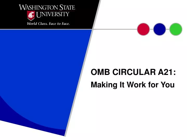 omb circular a21