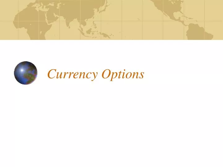 currency options
