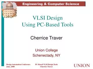 VLSI Design Using PC-Based Tools