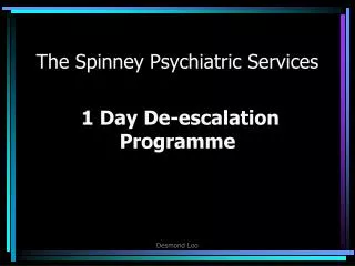 The Spinney Psychiatric Services