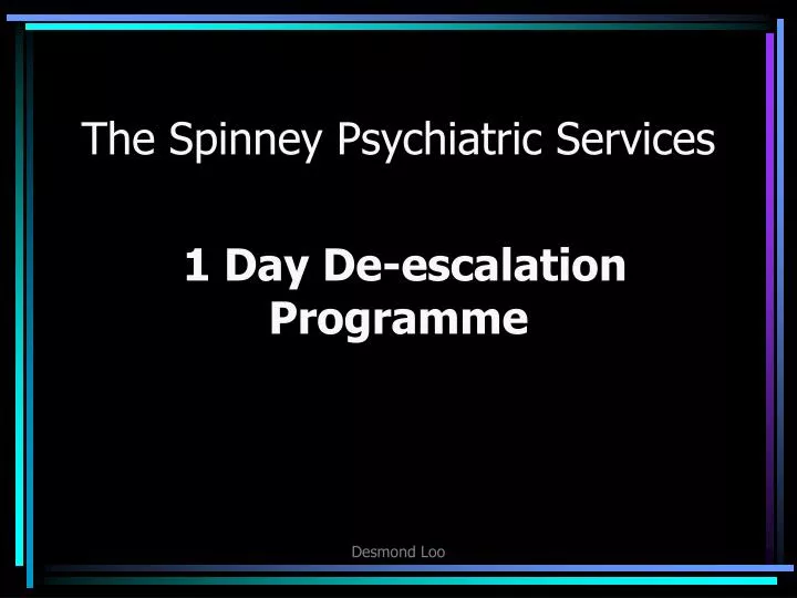 the spinney psychiatric services