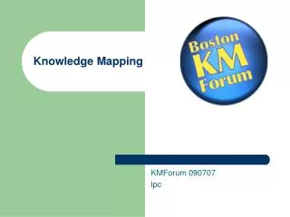 Knowledge Mapping