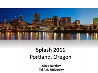 Splash 2011 Portland, Oregon
