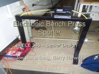 Electronic Bench Press Spotter