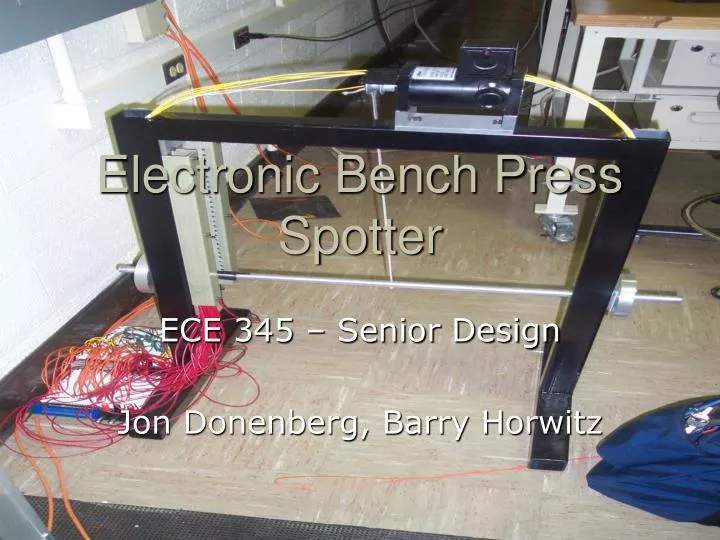 electronic bench press spotter