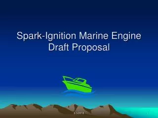 Spark-Ignition Marine Engine Draft Proposal