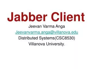 Jabber Client