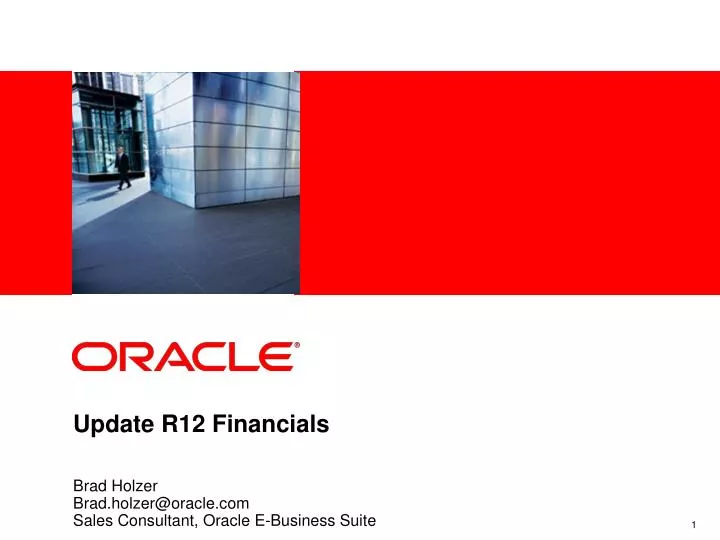 update r12 financials