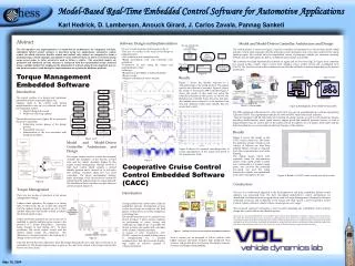 Model-Based Real-Time Embedded Control Software for Automotive Applications