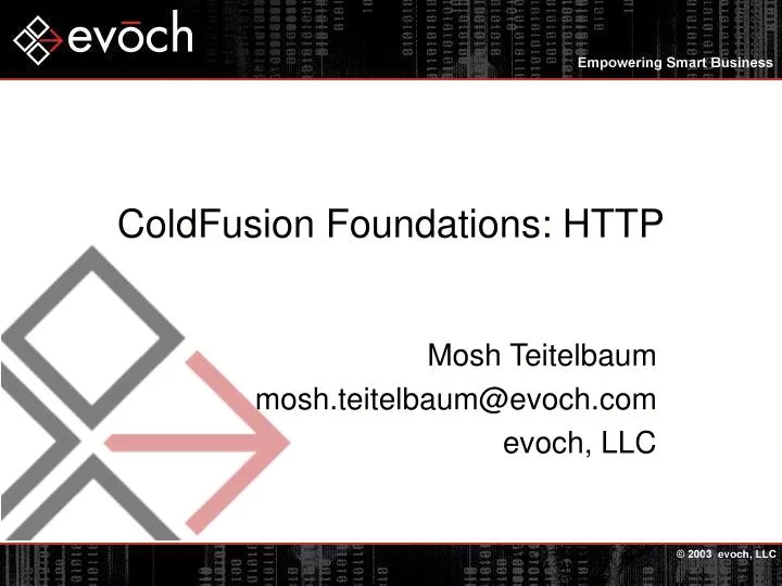 coldfusion foundations http