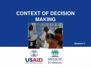 Context of Decision Making