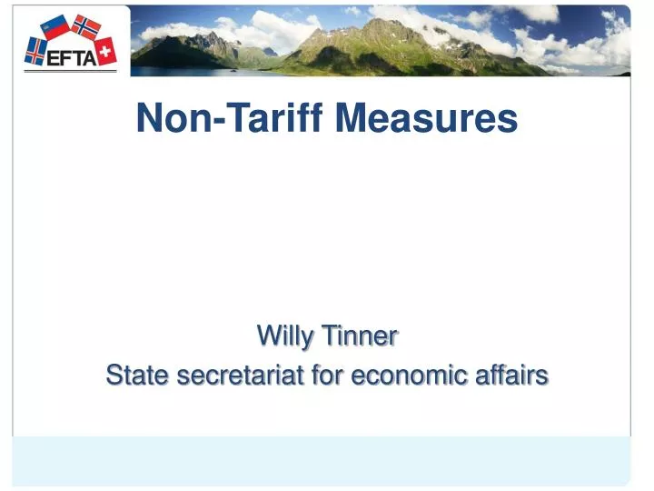 non tariff measures