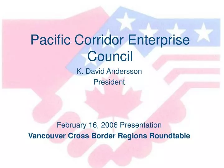 pacific corridor enterprise council
