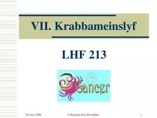 vii krabbameinslyf