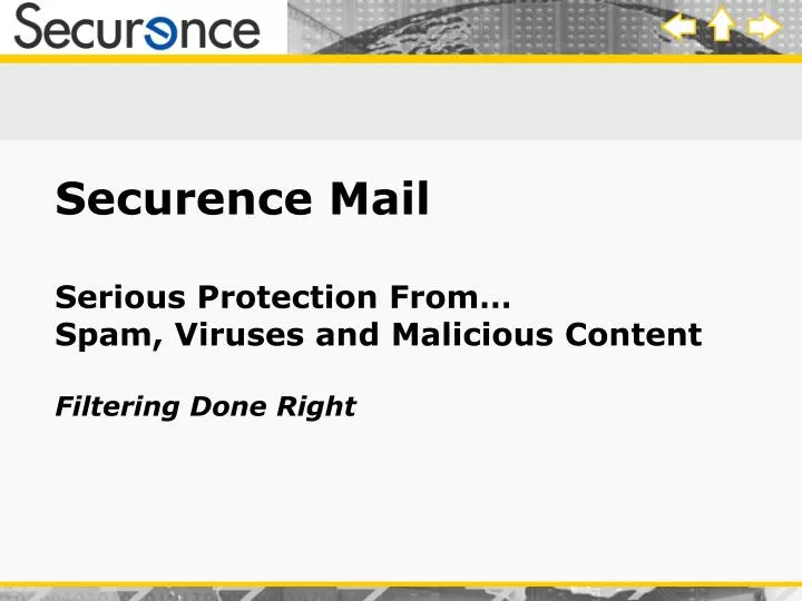securence mail serious protection from spam viruses and malicious content filtering done right