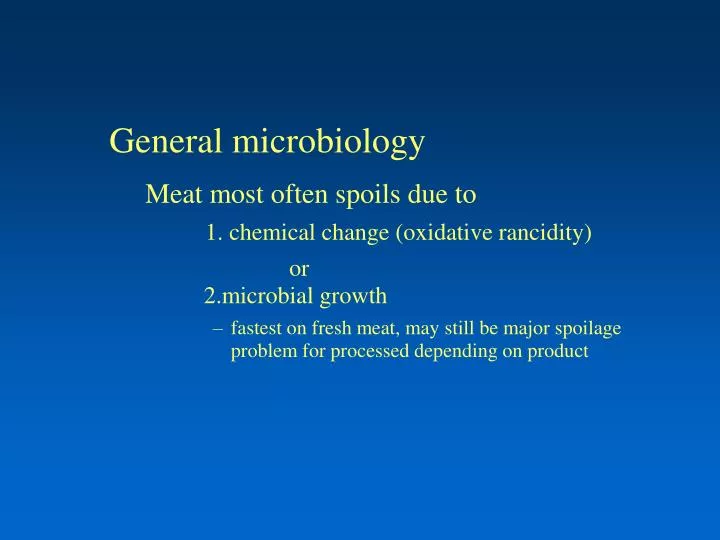 general microbiology