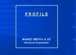 Legal and Management Consulting Services by Manoj Mehta & Co. - slide 1