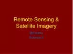 Remote Sensing &amp; Satellite Imagery - slide 1