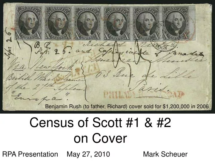 census of scott 1 2 on cover