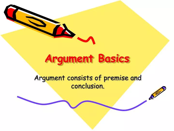 argument basics