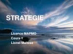 STRATEGIE - slide 1