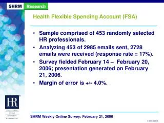 Health Flexible Spending Account (FSA)