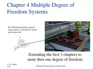 Chapter 4 Multiple Degree of Freedom Systems