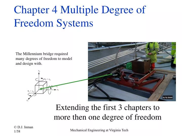 chapter 4 multiple degree of freedom systems