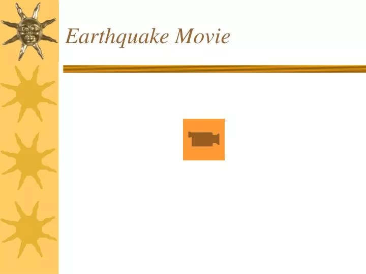 earthquake movie