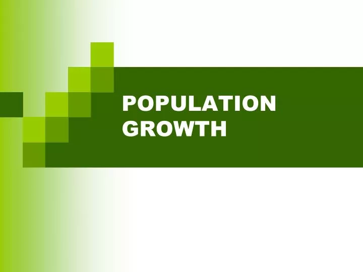 population growth