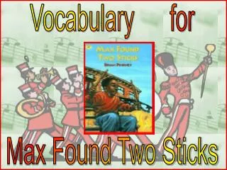 Vocabulary for Max Found Two Sticks