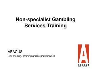 Non-specialist Gambling Services Training