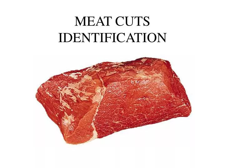 meat cuts identification