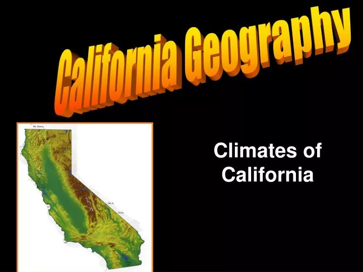 climates of california