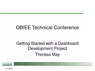 OBIEE Technical Conference